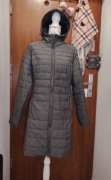 Płaszcz puchowy zimowy pikowany Tchibo długi 36