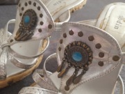 Klapki damskie koturny rozmiar 38