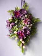 Wianek na drzwi ścianę wiosenny