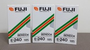 Kaseta VHS, FUJI BERIDOX E-240, nowa, folia, made in japan