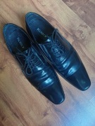 Buty męskie czarne eleganckie  Kazar rozm.42