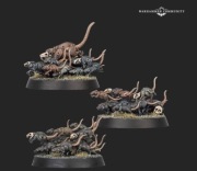 3X RAT SWARM Skaven Cursed City Warhammer Quest Ramki 