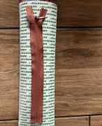 Zamek kryty 18cm brąz 