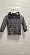 Kurtka TU r. 5-6 lat ocieplana pikowana szara