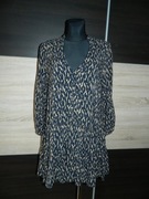 ZARA luźna sukienka panterka roz S/M