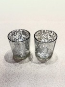 Srebrne świeczniczki na tealighty