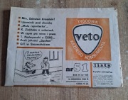 Tygodnik każdego konsumenta  VETO   16 grudzień 1984 r