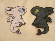 Nocne Furie. Komplet termo-naszywek 