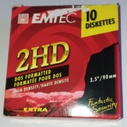 10x Dyskietki 3,5” 1,44MB EMTEC/Verbatim 