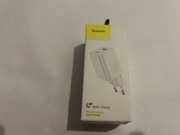 BASEUS SZYBKA ŁADOWARKA SIECIOWA DO TELEFONU USB 24W QC 3.0 1x USB 3A