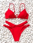 Zestaw bikini czerwony...