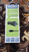 Ładowarka samochodowa Reinston ELSA02 kabel microUSB Czarny