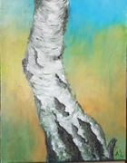 Obraz olejny BRZOZA 70x50