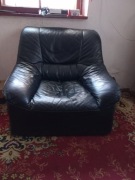 Skórzany komplet wypoczynkowy - SOFA + FOTELE