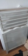 Łóżeczko Ikea plus materac FDS po 1 dziecku 120x60 pościel 