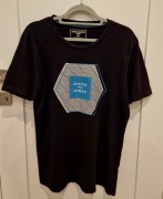 T-shirt chłopięcy młodzieżowy M 164 cm 170 cm Jack & Jones czarny