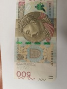 Banknot seria AA Rok 2016 Sobieski cena za sztukę 