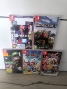 Zestaw gier Nintendo Switch Pokemon FIFA Minecraft Mario Luigi 