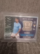 Topps match attax  extra 2023/2024 mattia zaccagni champions league  relic 