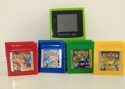 Kultowe 4 gry Pokemon - Red/Blue/Yellow/Green - GameBoy Color/Advance/Sp