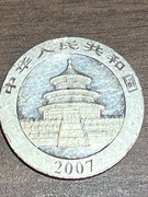 Chińska Panda 1 uncja Srebra 2007