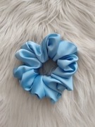 Gumka do włosów typu Scrunchies Standar Baby Blue 