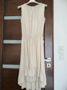 Włoska asymetryczna sukienka rozmiar S z wiskozy.