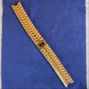 Bransoleta pozłacana do zegarka – 17.6 mm przy kopercie, długość 18cm