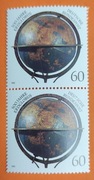 Niemcy DB znaczki 1992 # 1627**Globus  dwójka pionowa 
