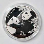 MONETA Srebrna CHIŃSKA PANDA 2023 30g srebra Srebro