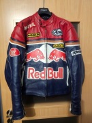 Motocyklowa skórzana kurtka młodzieżowa