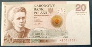 Banknot kolekcjonerski - Maria Skłodowska Curie 
