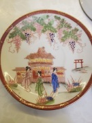 Sygnowane porcelanowe stare talerzyki Japonia.