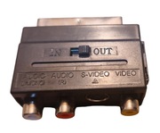 Adapter złączka scart euro na rca chinch s-video