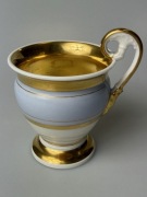 USZKODZ.! Filiżanka antyk XIX wiek Biedermeier 