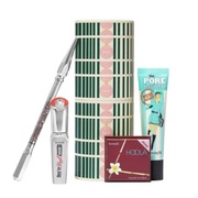 BENEFIT COSMETICS m – zestaw z bazą, kredką, bronzerem i tuszem