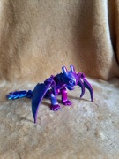 Figurka 3D - fioletowy smok