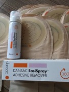 Worki stomijne Dansac wypuszczane + spray do usuwania kleju.