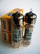 E82CC = E80CC / SQ / Philips MINIWATT – Gold pin  = 6085,   PARA , lata 60’