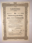 Z51E@STOCZNIA W ELBLĄGU 1000 RM EMISJA 1943  LITERA E