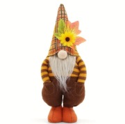 Krasnal z brodą 34cm dekoracja ozdoba jesienna figurka 