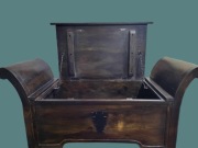 KUFER Kolonialny drewno Mango Sheesham SZEZLONG