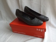 HOGL baleriny czółenka czarne skóra 38 wartość 550 zł