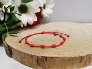 Bransoletka damska różaniec dziesiątka różańca regulowana dewocjonalia 