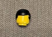 LEGO czarne włosy
