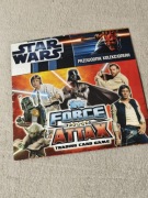 Star Wars Plansza Do Gry Force Attax, przewodnik kolekcjonera i karty.