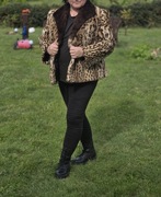 Futro naturalne,  ocelot,  stan idealny