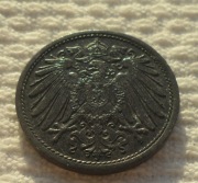 Niemcy Cesarstwo Wilhelm II Hohenzollern 10 fenigów pfennig 1918 KM# 26 Zn