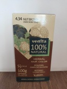 Venita Herbal Hair Color ziołowa farba do włosów 4.34 Orzechowy Brąz
