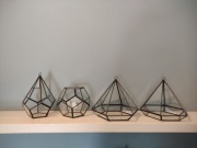 Terrarium florarium albo wiszący świecznik